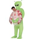 Disfraz Hinchable de Abducido por un Extraterrestre para Hombre