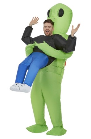 Disfraz hinchable de alien adulto