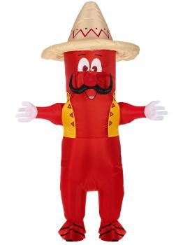 Disfraz Hinchable  Pimiento Mexicano adultos