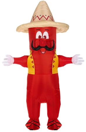 Disfraz Hinchable de Pimiento Mexicano adultos