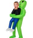 Disfraz Hinchable Infantil Alien Secuestrador de Niños – Incluye Traje con Ventilador