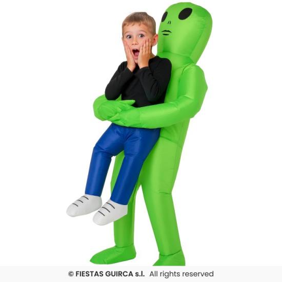 Disfraz Hinchable Infantil Alien Secuestrador de Niños – Incluye Traje con Ventilador Disfraz Hinchable Infantil Alien Secuestrador de Niños – Incluye Traje con Ventilador
