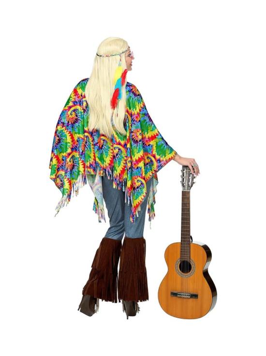 Disfraz Hippie Arco Iris adulta.