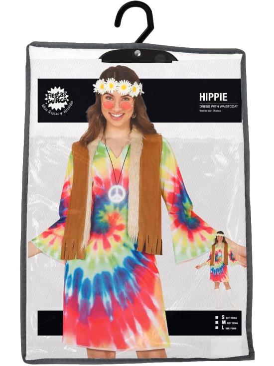 Disfraz Hippie Grafiti para Mujer