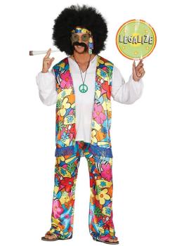 Disfraz Hippie Colgao Peta Feta para Adulto