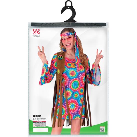 Disfraz Hippie Divertida para mujer