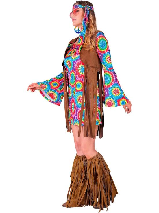 Disfraz Hippie Divertida para mujer