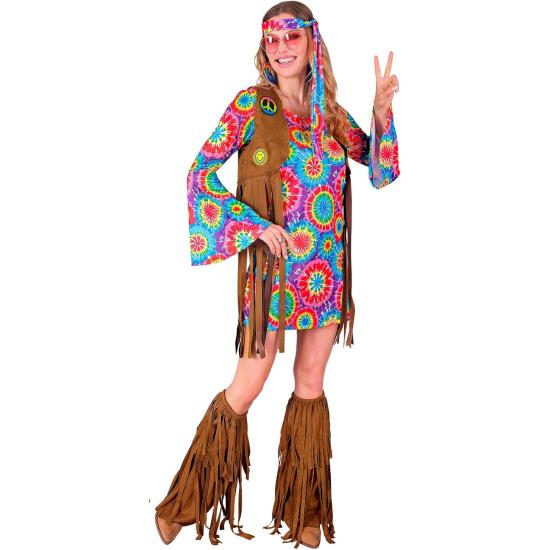 Disfraz Hippie Divertida para mujer