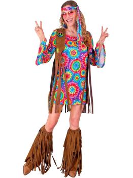 Disfraz Hippie Divertida para mujer