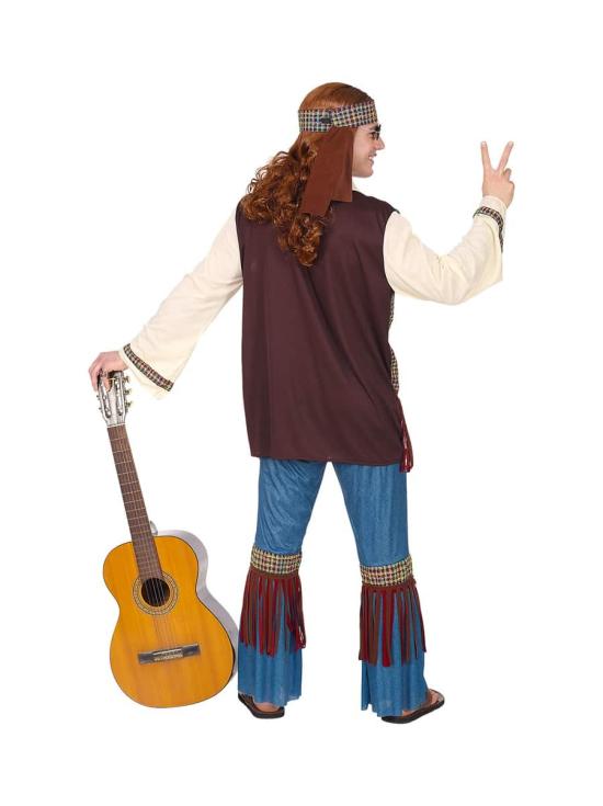Disfraz Hippie Jefe Comuna talla  Adulto