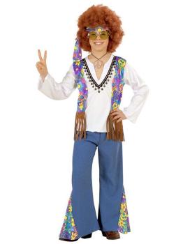 Disfraz Hippie Love niño
