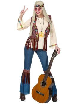 Disfraz Hippie Mega Fiesta  adulta.