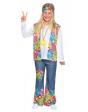 Disfraz Hippie Niña Feliz.