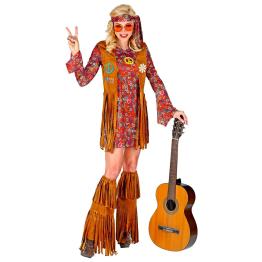 Disfraz Hippie Psicodelica para adulta