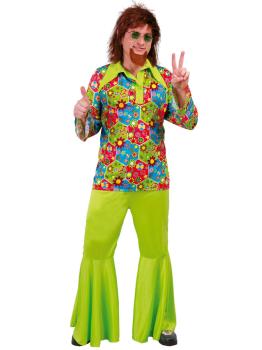 Disfraz adulto Hippie Flower Power