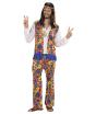 Disfraz Hombre Hippie Flor.para Adulto