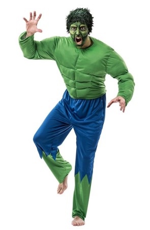 Disfraz Hulk Económico adulto