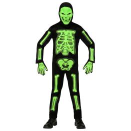 Disfraz Infantil 3D Skeleton – Esqueleto Verde en Relieve
