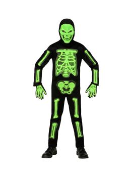Disfraz Infantil 3D Skeleton – Esqueleto Verde en Relieve