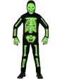 Disfraz Infantil 3D Skeleton – Esqueleto Verde en Relieve