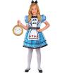 Disfraz Infantil Alicia en el País de las Maravillas (vestido con enagua y delantal + diadema con lazo)