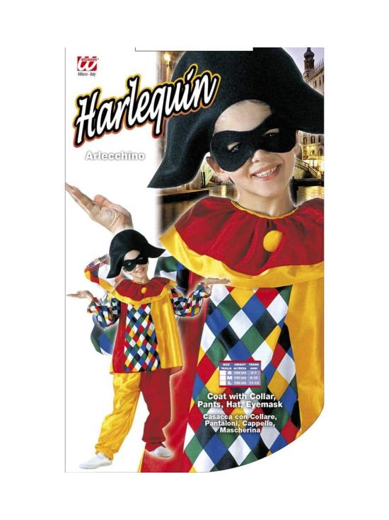 Disfraz Arlequín Veneciano.talla infantil