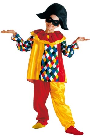 Disfraz infantil Arlequín Veneciano.