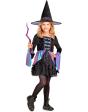 Disfraz Infantil BRUJA LUJO – Vestido con Brillos + Sombrero