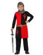 Disfraz infantil Caballero Medieval Rojo y Negro .