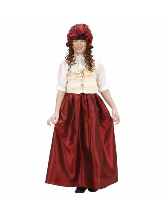 Disfraz  Posadera o Campesina Medieval para Niña