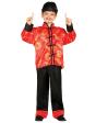 Disfraz infantil Chino Rojo .