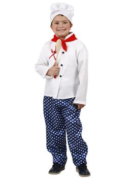 Disfraz infantil Cocinero Talla 7 a 10 años