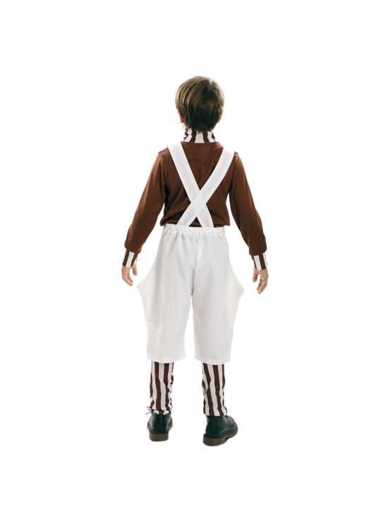 Disfraz de Duendecillo Dulce Oompa Loompa Willy Wonka para niños