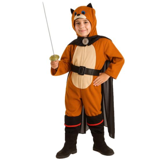 Disfraz infantil de Gato con Botas.