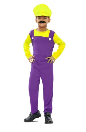 Disfraz infantil de Super Mario Bros Wario