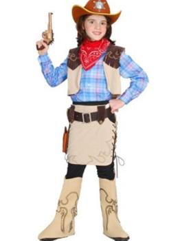Disfraz infantil de Vaquera