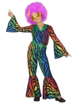 Disfraz infantil Disco años 70 niña.