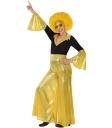 Disfraz infantil Disco Dorado para niña.