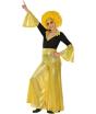 Disfraz infantil Disco Dorado para niña.
