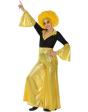 Disfraz infantil Disco Dorado para niña.