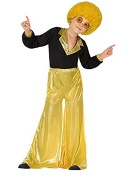 Disfraz infantil Disco Dorado para niño.