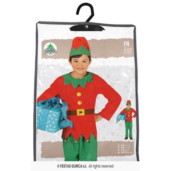 Disfraz infantil Elfo Papá Noel.