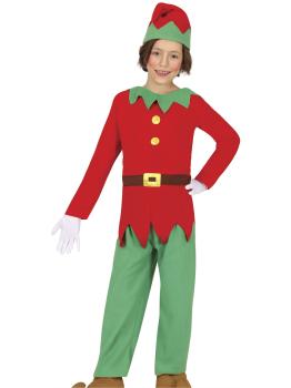 Disfraz infantil Elfo Papá Noel.