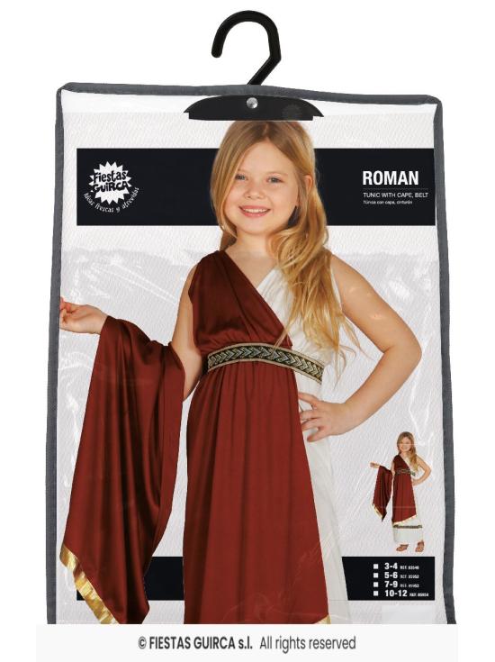 Disfraz de Emperadora Romana Niña – Carnaval, Colegio y Fiestas