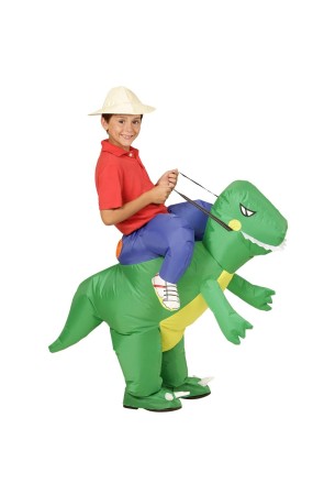 Disfraz infantil Explorador con Dinosaurio Hinchable