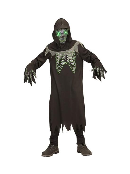 Disfraz Fantasma Terror Ojos Luminosos infantil
