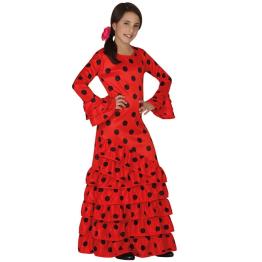 Disfraz infantil Flamenca Roja