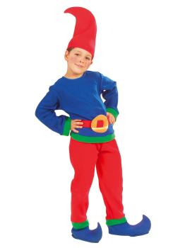 Disfraz infantil Gnomo Azul