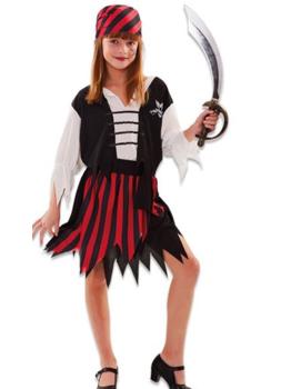 Disfraz infantil Gran Pirata niña