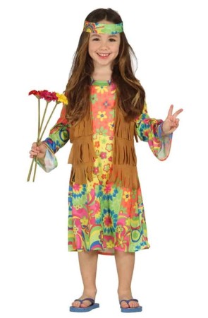 Disfraz infantil Hippie Feliz
